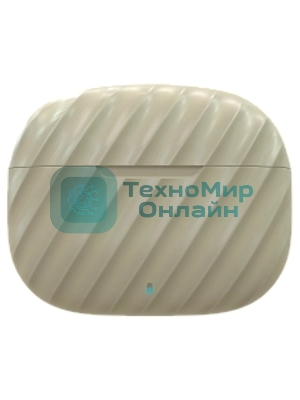 Наушники TWS More choice БВ37 бежевый, внутриканальные, Bluetooth, сенсорное управление, до 4 ч