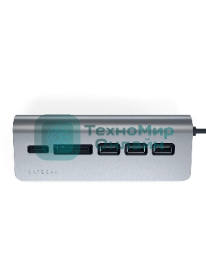 Док-станция Satechi ST-TCHCRM, USB Type-C, USB 3.0/Micro/SD, USB Type-C