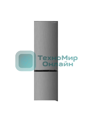 Холодильник Willmark RFN-472NFX серый металлик двухкамерный 243/76 л морозилка снизу No Frost