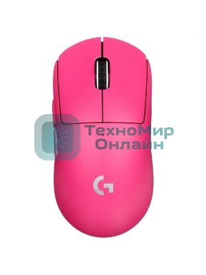 Мышь беспроводная Logitech G PRO X Superlight 2 розовый, 32000 dpi, радиоканал, USB, кнопки - 5