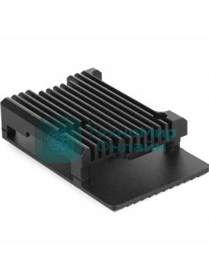 Корпус Qumo Aluminum case without fan, Raspberry Pi 3, black(RS023)