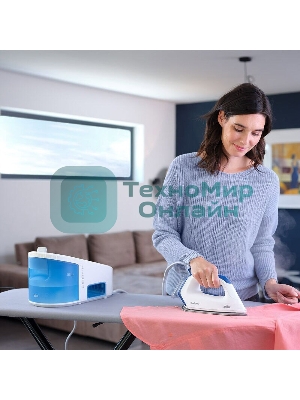 Парогенератор Braun IS3157BL синий/белый, 2400 Вт