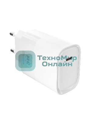 Сетевое зарядное устройство MORE CHOICE (4620202553522) NC68 1Type-C 3.0A PD 35W, белый