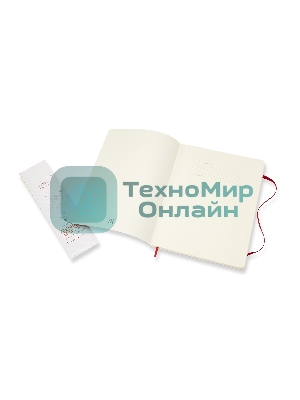 Блокнот Moleskine CLASSIC SOFT QP621F2 XLarge 190х250 мм, 192 страниц, линейка, мягкая обложка, красный