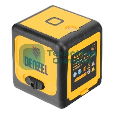 Лазерный уровень Denzel DQB-T, 30 м, зеленый луч, батарейки, штатив