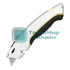 Нож Deli Универсальный нож с Т-образным лезвием Deli DL410 19мм, длина 170мм, в комплекте 3 лезвия SK5, алюминиевый корпус резиновой вставкой