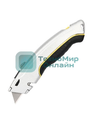 Нож Deli Универсальный нож с Т-образным лезвием Deli DL410 19мм, длина 170мм, в комплекте 3 лезвия SK5, алюминиевый корпус резиновой вставкой