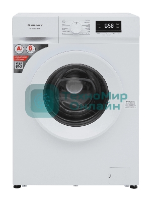 Стиральная машина KRAFT KF-MBDS6108W белый, загрузка фронтальная 6 кг, 1000 об/мин, класс: А+++