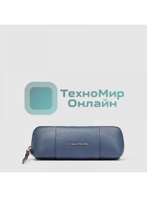 Чехол для ручки Piquadro Circle AC6475W92/BLU4 синий, натуральная кожа