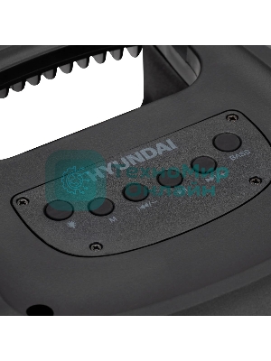 Минисистема Hyundai H-MC1230 черный 40Вт FM USB BT micro SD