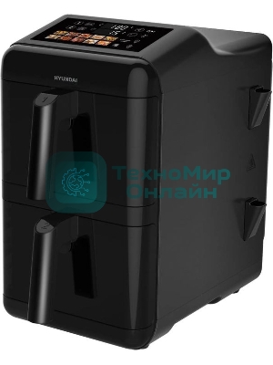 Аэрогриль Hyundai HYF-9084 черный, 3000 Вт, 12 л, сенсор, 11 программ