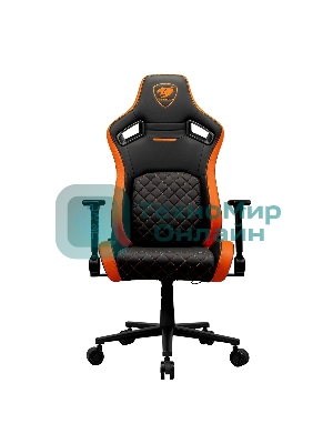 Кресло Cougar Defensor черный, экокожа