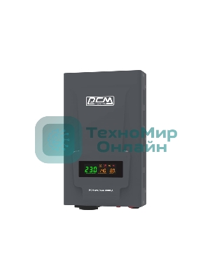 Стабилизатор напряжения Powercom WM-1000VA 800Вт 1000ВА графитовый