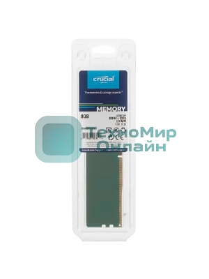 Оперативная память Crucial, DDR4, 8GB (1x8GB), 3200MHz, CL22, DIMM