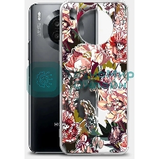 Чехол (клип-кейс) BoraSCO ArtWorks для Honor 50 Lite прозрачный/рисунок