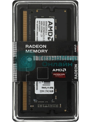 Оперативная память AMD Radeon R9, DDR4, 8Gb (1x8Gb), 3200MHz, CL22, SO-DIMM, OEM