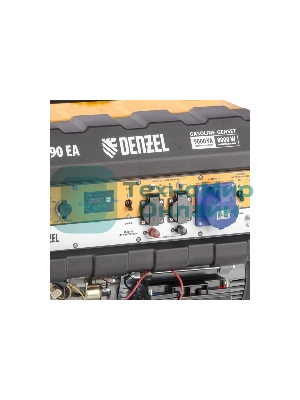 Электрогенератор бензиновый Denzel PS 90 EA, 9 кВт, 85 дБ, 92 кг