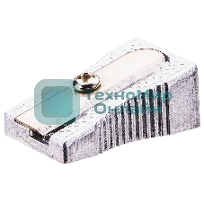 Точилка для карандашей ручная Deli E39761, 1 отверстие, металл, дисплей