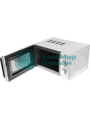 Микроволновая печь Galanz MOS-2401FMW белый, 20 л, 800 Вт, переключатели - поворотный механизм