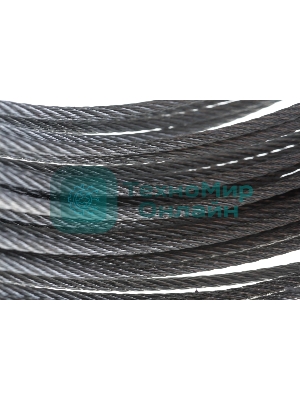 Трос стальной СТРОЙМЕТИЗ 4140070 4.0 мм DIN 3055 цинк (уп.20 м) подвес