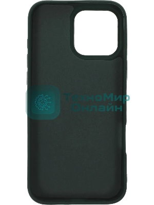 Чехол Microfiber Case для Apple iPhone 16 Pro Max зеленый опал, Borasco