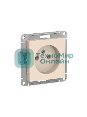 Механизм розетки 1-м СП AtlasDesign без заземл. 16А беж. SchE ATN000241