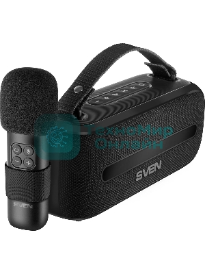 Колонка портативная SVEN PS-255 черный 12W 1.0 BT 3600mAh