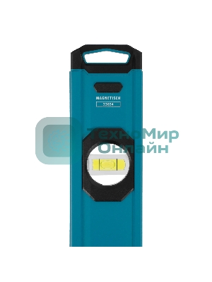 Уровень Gross 33654 алюминиевый, магнит., фрезерованный, 3 глазка, 0,5 мм/м, 1200 мм