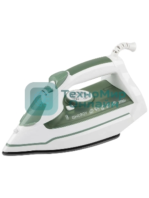 Утюг Energy EN-351 белый/зеленый, 2200 Вт, 20 г/мин, 260 мл