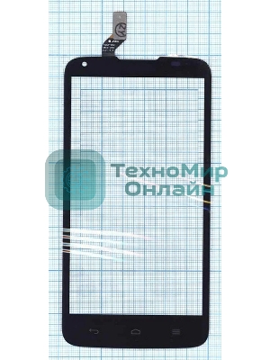 Сенсорное стекло (тачскрин) для Huawei Ascend G710, черное