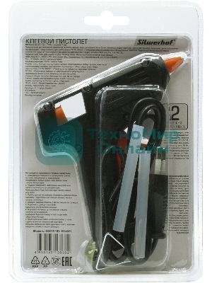 Клеевой пистолет Silwerhof GG015 15Вт стерж.:7мм