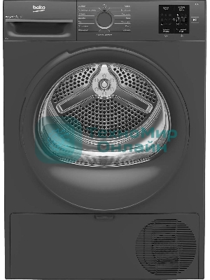 Сушильная машина Beko BM3T37220A черный, 7 кг, сушка - тепловой насос, программ - 15, 59.8 x 84.6 x 54.5 см