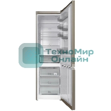 Холодильник Hotpoint HT 6200 BZ бронзовый двухкамерный 240/83л морозилка снизу, No Frost