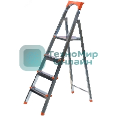 Лестница-стремянка стальная Fit 4 ступени, вес 5.55 кг