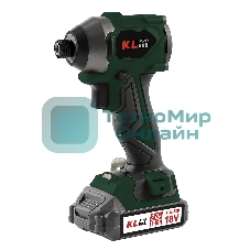 Профессиональный бесщеточный винтоверт аккумуляторный KLPRO KLDV18BH-20 (18В, Li-ion-2шт, 2.0А·ч, 220Нм, 2 скорости, подсветка,З/У,в кейсе)