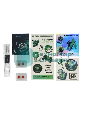 Клавиатура Raskat KM005 проводная, USB Type-A, чёрный/серый