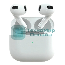 Наушники TWS More Choice БВ11 белый, вкладыши, Bluetooth, сенсорное управление, до 4 ч