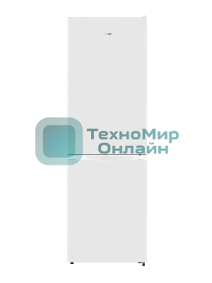 Холодильник Gorenje NRK61814W4 белый двухкамерный 207/93л морозилка снизу, No Frost