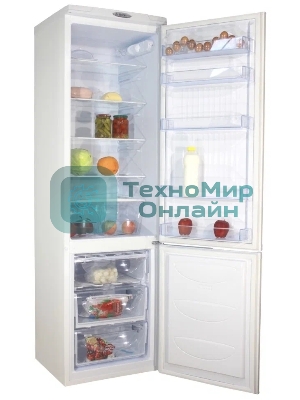 Холодильник DON R-295 BI белая искра двухкамерный 259/101л морозилка снизу