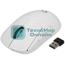 Мышь беспроводная Logitech G PRO X SUPERLIGHT 2 белый, 32000 dpi, радиоканал, USB, кнопки - 5