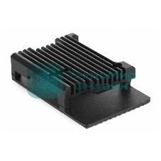 Корпус Qumo Aluminum case without fan, Raspberry Pi 3, black(RS023)