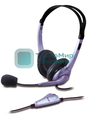 Гарнитура Genius HS-04S фиолетовый, проводная, USB-C/jack