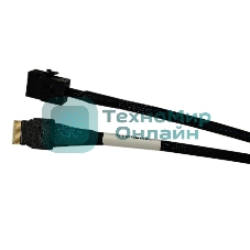 Кабель Amphenol RSL38-1067 Slimline SASx4 (SFF8654) -to- HD MiniSAS x4 (SFF8643) 100 см