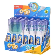 Ручка корректор Deli E39293 шариковый белый 4мл