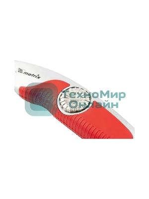 Нож Matrix, выдвижное трапецивидное лезвие, эргономичная двухкомпонентная рукоятка