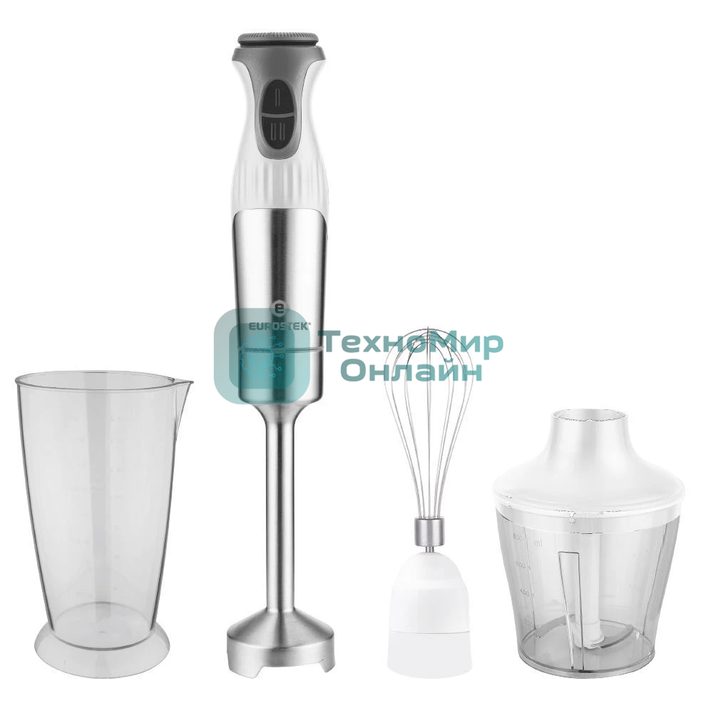 Блендер погружной Eurostek EHB-1015 1500 Вт, 0,8 л, белый