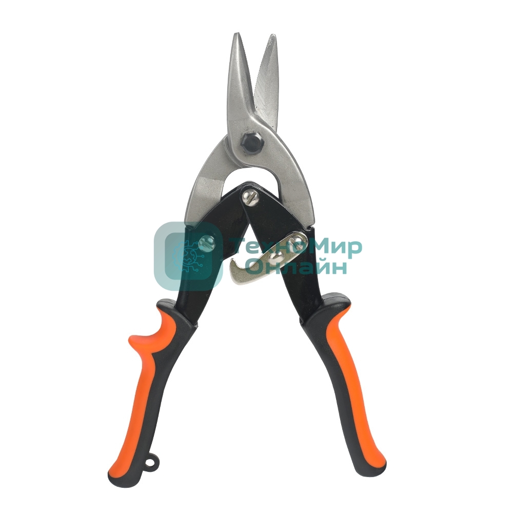 Ножницы по металлу PATRIOT ASP-250S, прямой рез, CRV, двухкомпонентные рукоятки, 250мм