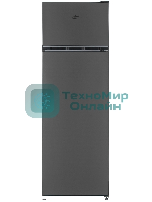 Холодильник Beko B1RDSK280G серый двухкамерный 210/46л морозилка сверху