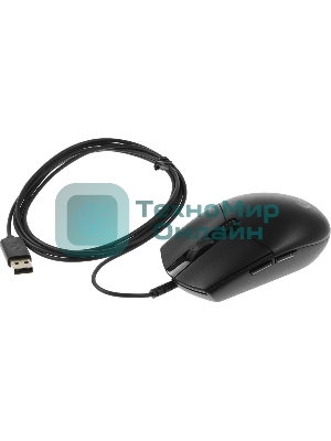Мышь проводная Logitech G102 LIGHTSYNC черный, 8000 dpi, USB, кнопки - 6