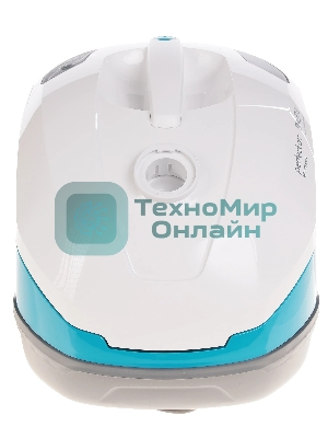 Пылесос Thomas AQUA-BOX Perfect Air Allergy Pure белый/синий, 325/1700 Вт, уборка сухая/сбор жидкости, пылесборник контейнер 2.6 л